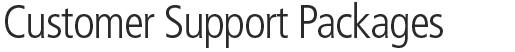 Customer Support Programs