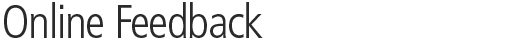 Online Feeback