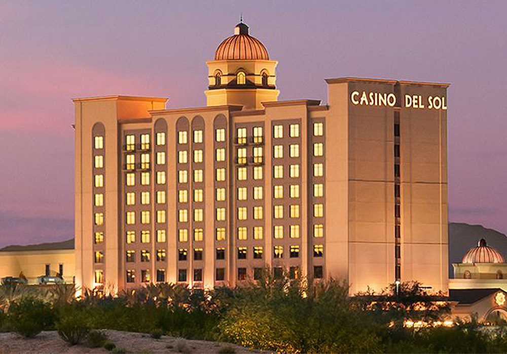 Casino del Sol at night