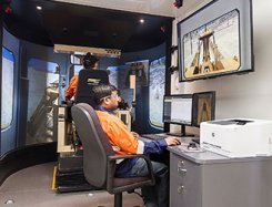 Immersive Technologies' PRO4-B Advanced Equipment Simulator (Transportable Configuration)
