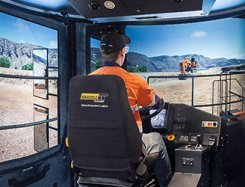 Immersive Technologies' Hitachi EH4000 AC3, EH5000 AC3 Haul Truck Conversion Kit on PRO4 Advanced Equipment Simulator