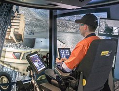 Immersive Technologies' Cat® 7495 Rope Shovel Conversion Kit on PRO4 Advanced Equipment Simulator