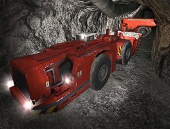 Immersive Technologies' Sandvik LH621, LH517 Underground Loader Simulation Graphics
