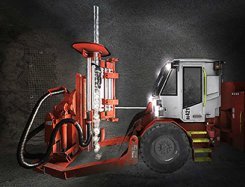 Immersive Technologies' Sandvik DL421 Longhole Production Drill Rig Simulation Graphics