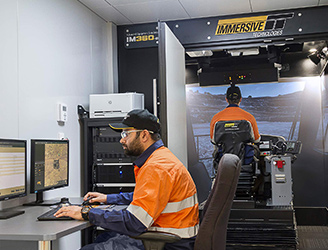 Immersive Technologies' IM360-B Advanced Equipment Simulator (Transportable Configuration)