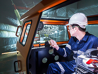 Immersive Technologies' Underground Locomotive Conversion Kit on IM360-B Advanced Equipment Simulator