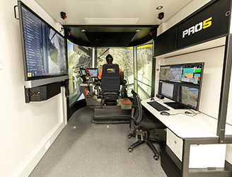 Immersive Technologies' PRO5 Advanced Equipment Simulator (Transportable Close up)
