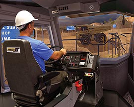 Simulator for Caterpillar Haul Truck