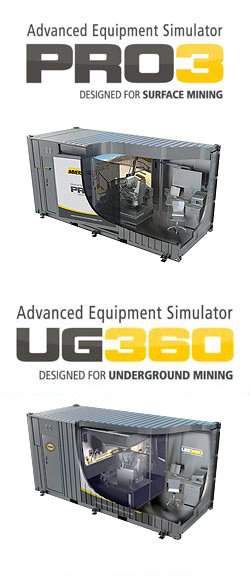 Immersive Technologies PRO3 and UG360 Advanced Equipment Simulators