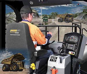 Conversion Kit® simulating the Caterpillar® 795F-AC mining truck
