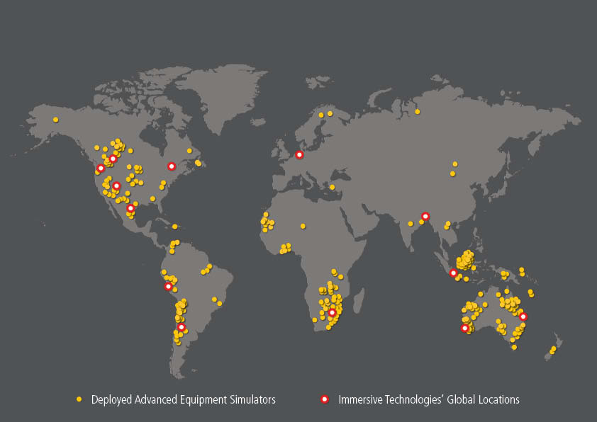 Immersive Global Footprint - now 33 countries