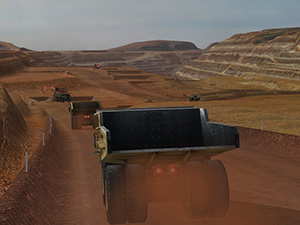 Truck simulation image