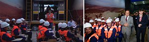 Students at Edutecno in Santiago, Chile are able to train to become haul truck operators on simulators in a unique training environment. Chile faces a mining worker shortage and state dignitaries were on hand at a recent graduation ceremony of haul truck operators to applaud them for their efforts and support of the mining industry.