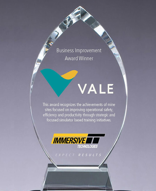 VALE Ferrosos make big efficiency improvements to win the Immersive Technologies Annual Business Improvement Award