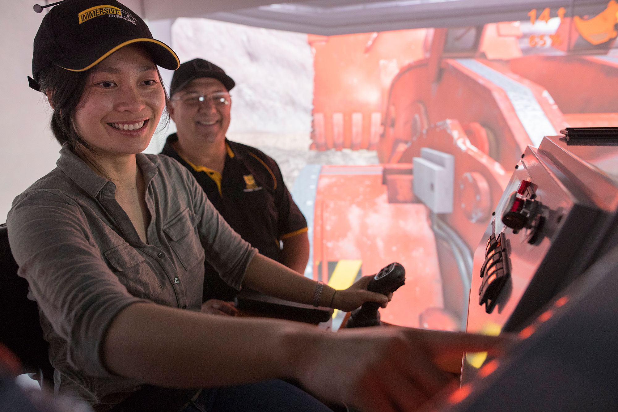 Simulator untuk Sandvik Loader Bawah Tanah