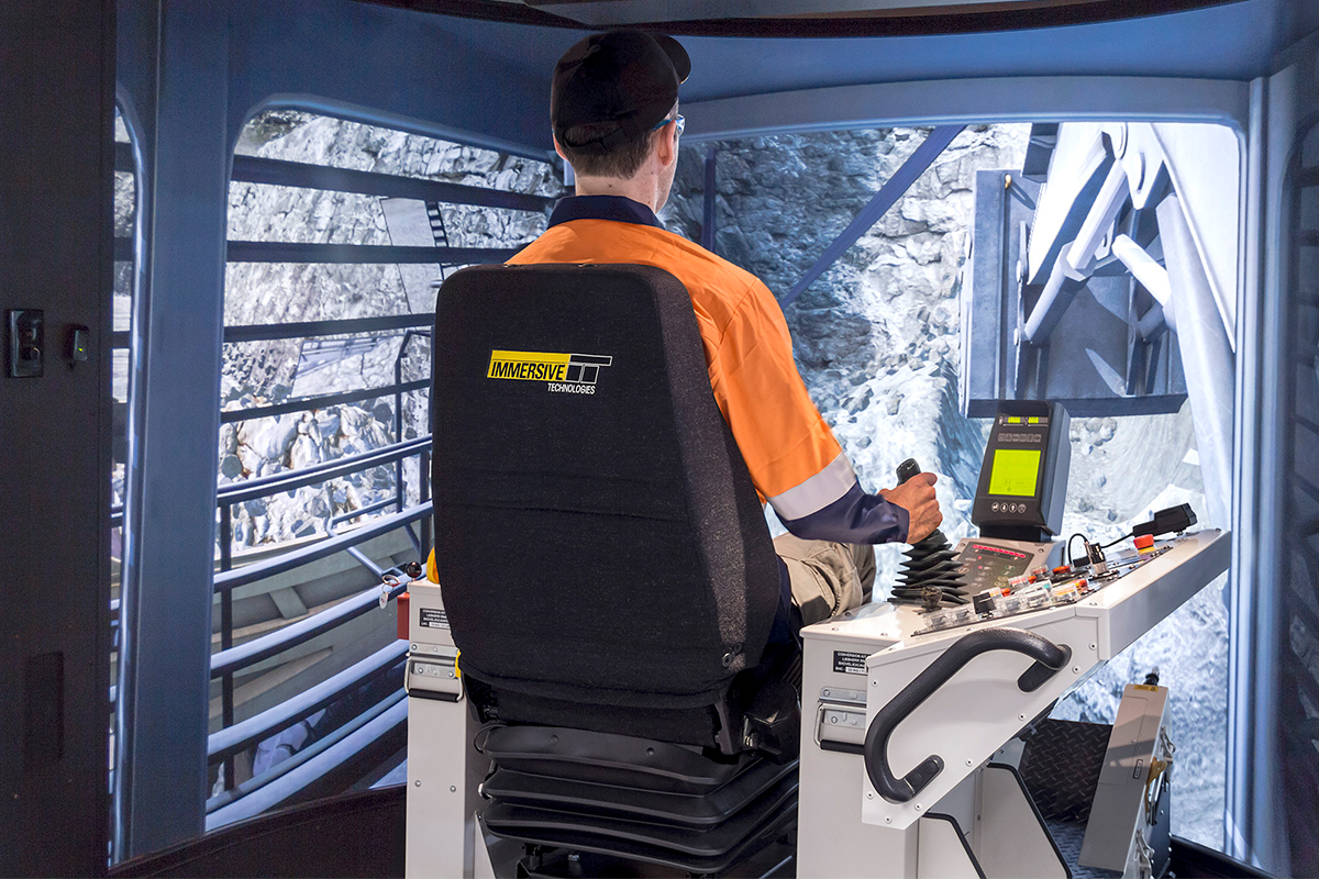 Liebherr R9400 Shovel/Excavator Training Simulator Module on PRO3