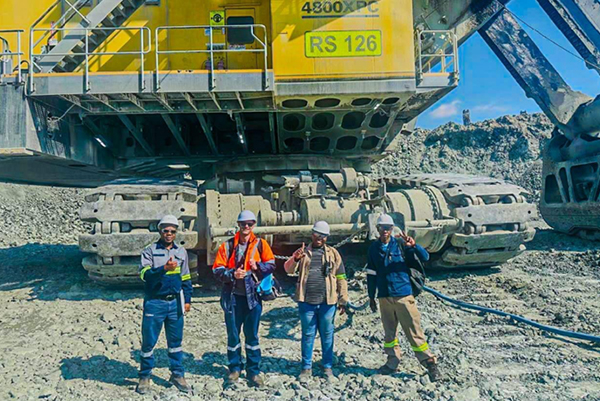 Valterra Platinum’s team, Shovel Productivity winners