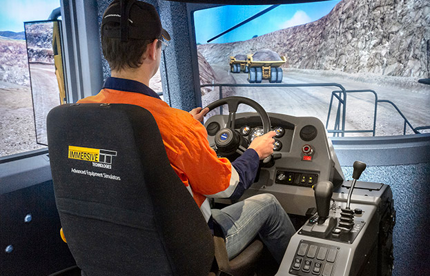 Simulator for Komatsu 930E-5 Haul Truck