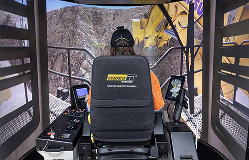 Simulator for Komatsu PC7000-11 Shovel/Excavator (Diesel), PC7000E-11, PC8000-6 Shovel (Electric)