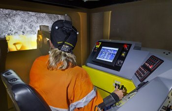 Simulator for Komatsu WX22H Hybrid Underground Loaders