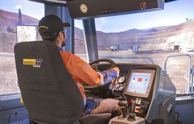 Simulator for Liebherr Haul Truck T282C, T284