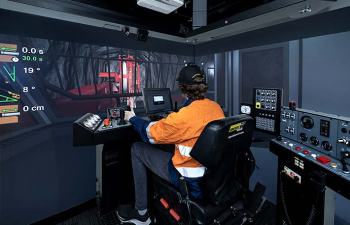 Simulator for Sandvik DS421 Cable Bolter (SICA controls)