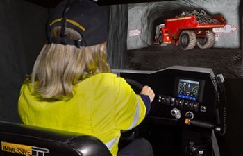 Simulator for Sandvik Toro™ Underground Truck TH663i