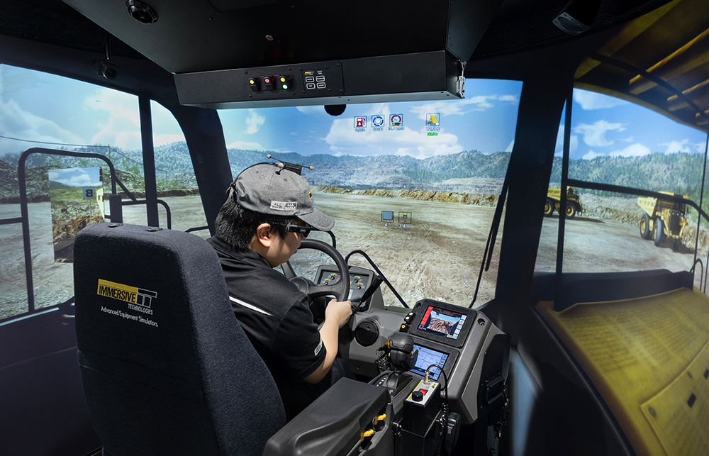 Simulator for Cat 777, 777G Truck (Next Generation Cabin)