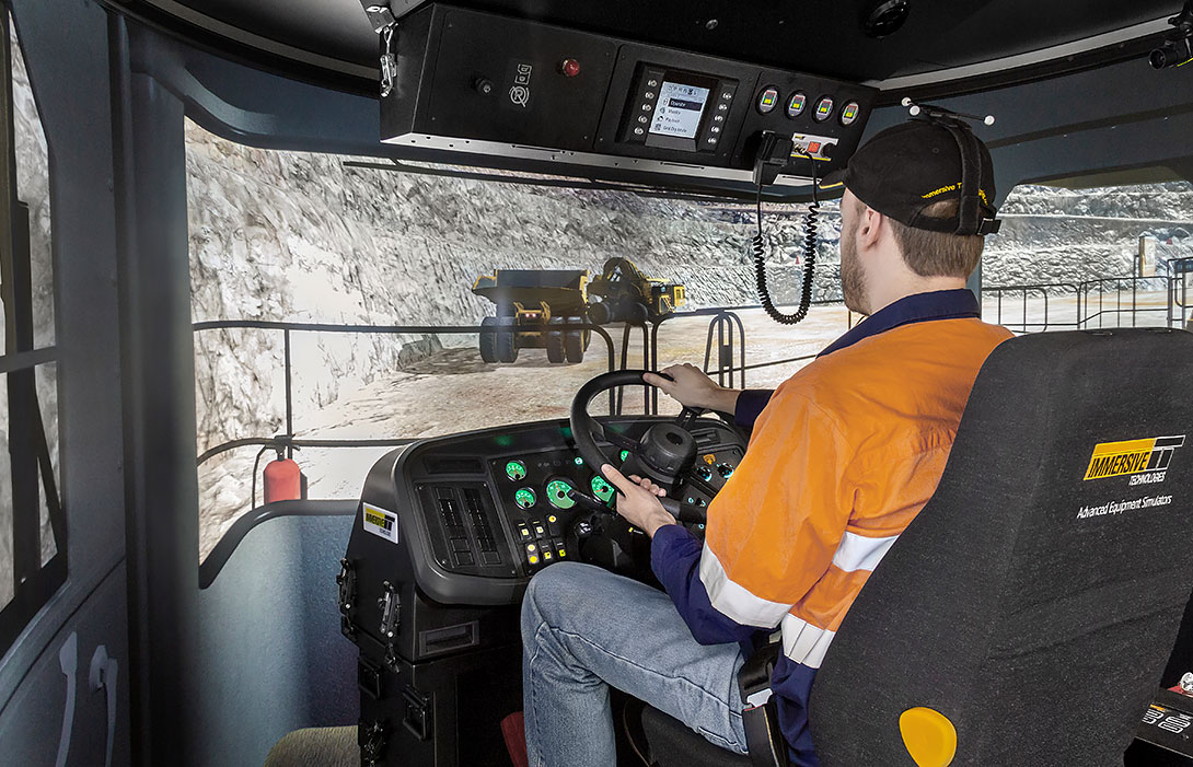 Simulator for Cat&reg; 794 AC Haul Truck