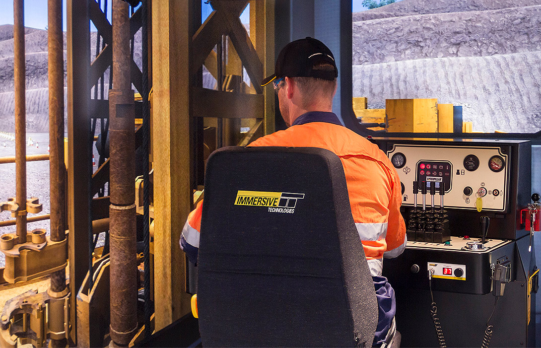 Simulator for Cat&reg; MD6290 Rotary Blasthole Drill