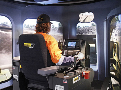 Komatsu D375A-6 Dozer Training Simulator Module on PRO3