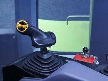 Komatsu D475A-5E0 (Palm Control) Track Dozer - Blade controls