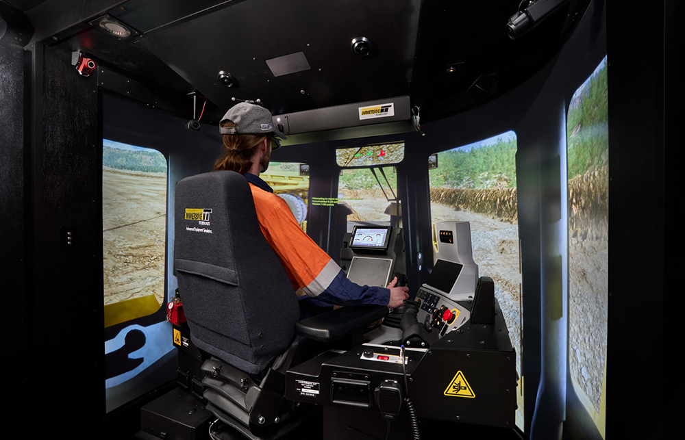 Simulator for Cat D11 Dozer