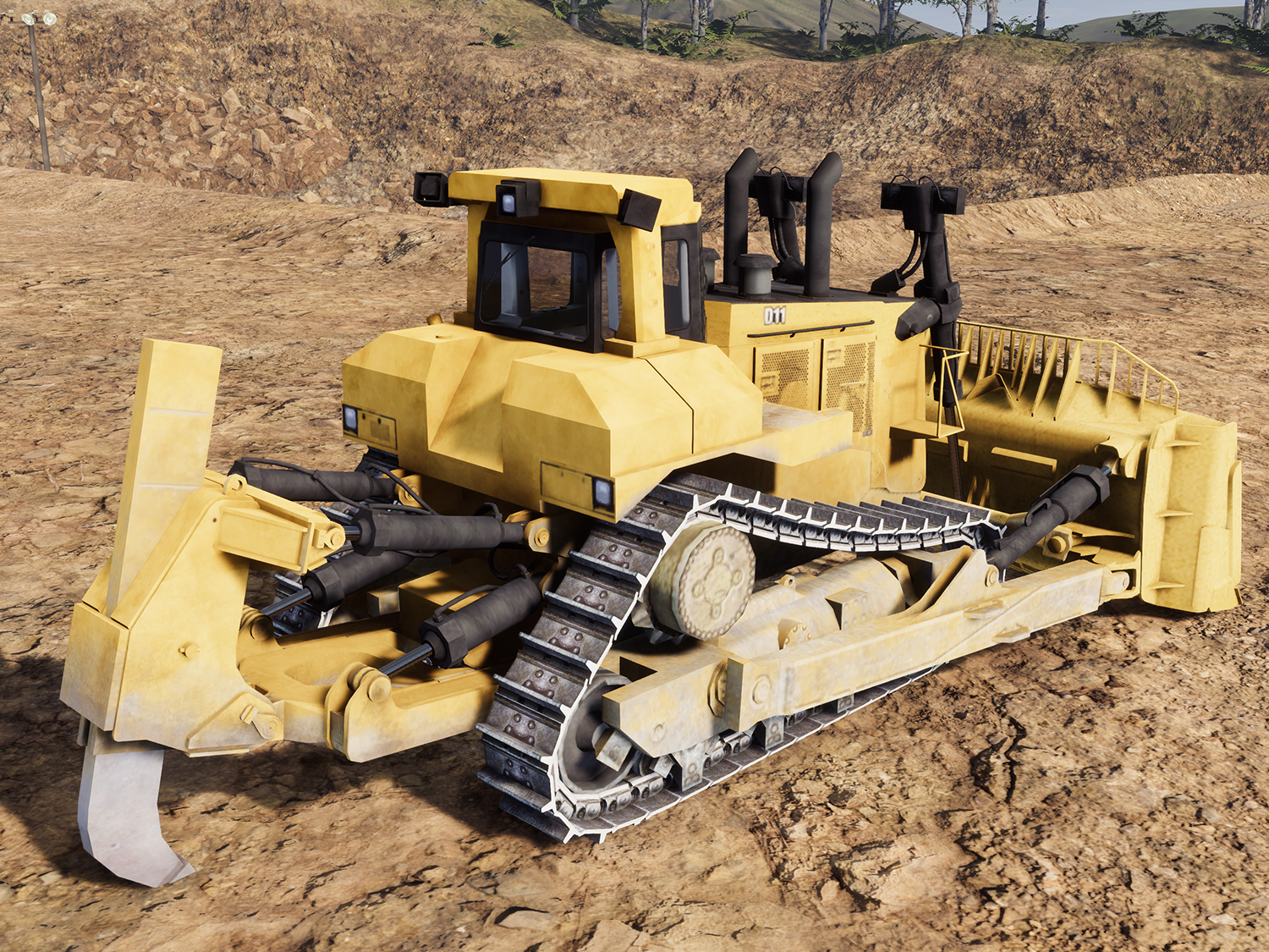 Training Simulator Module for Cat D11 Dozer Hero view