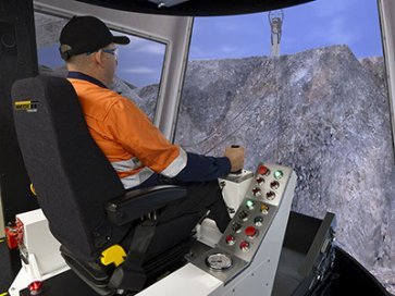 Dragline Training Simulator Module on PRO3