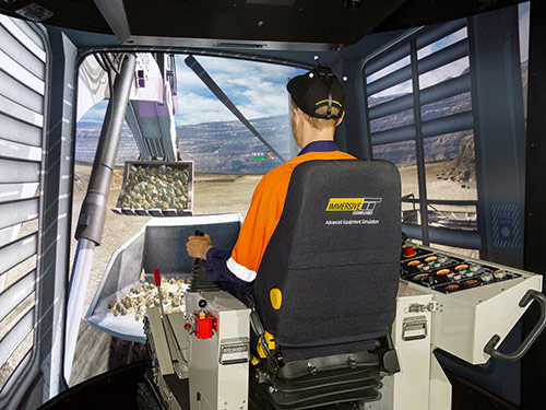 Liebherr R996 Shovel/Excavator, R9250 Excavator Training Simulator Module on PRO3