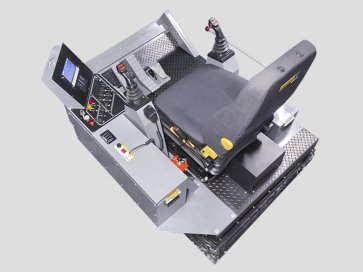Komatsu PC4000-6 Shovel/Excavator Training Simulator Module (Overhead view)