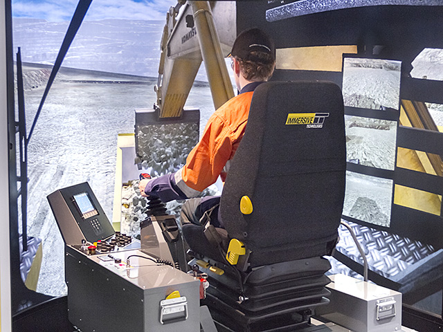 Immersive Technologies Komatsu Pc4000 6 Hydraulic Shovel Amp Excavator Training Simulators