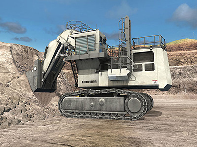 Immersive Technologies Liebherr R9400 Shovel Excavator Training Simulators