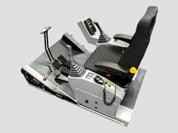 Hitachi EX5500-5 Hydraulic Shovel Training Simulator Module (Overhead view)