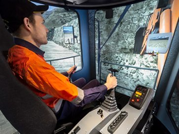 Hitachi EX5500-5 Hydraulic Shovel Training Simulator Module on PRO3