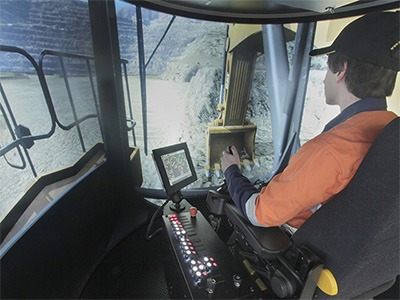 Training Simulator Module for Cat 6020B Excavator
