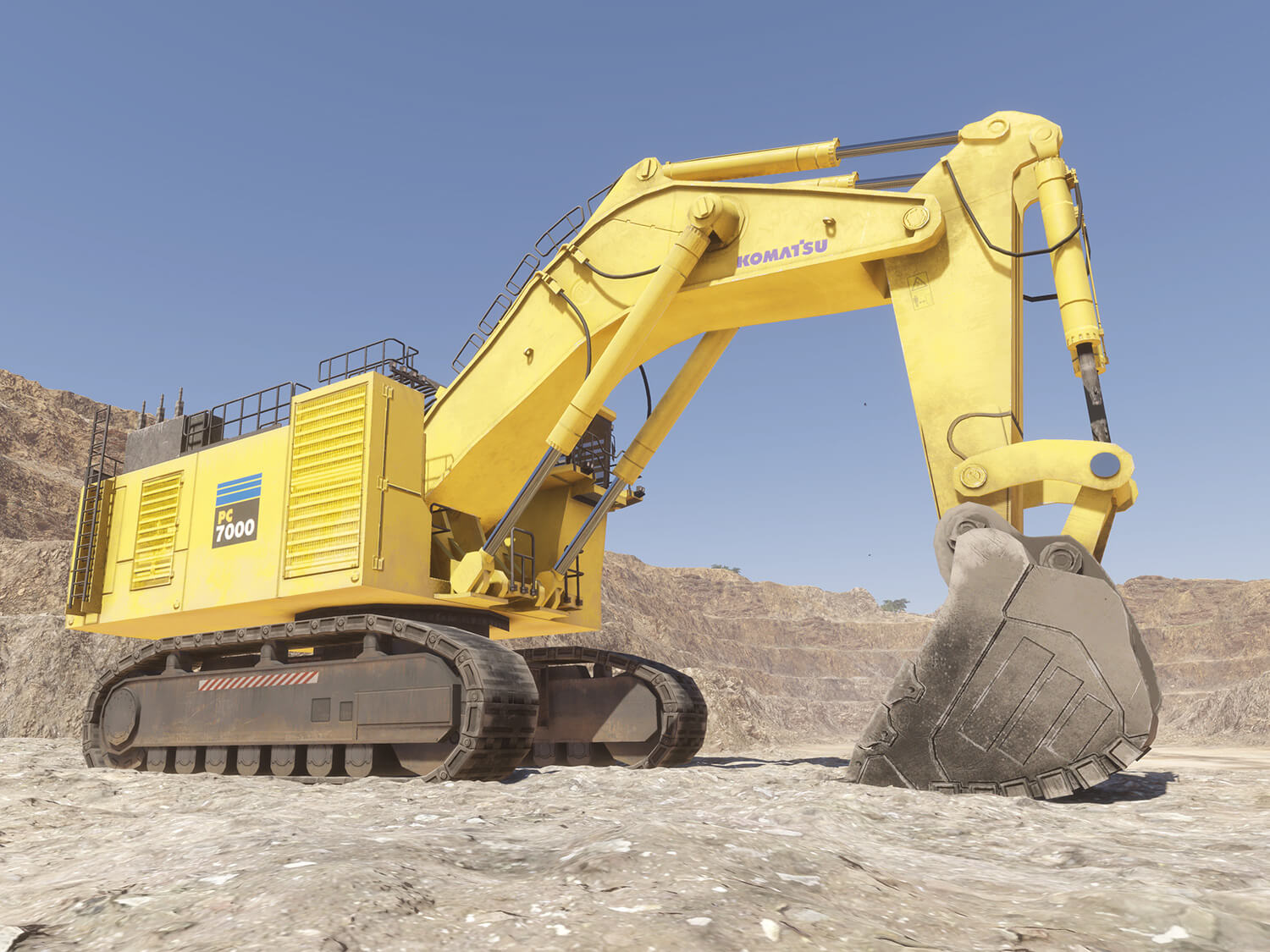 Komatsu PC5500-11, PC7000-11, PC8000E-6, PC7000E-11 - Hero Shot