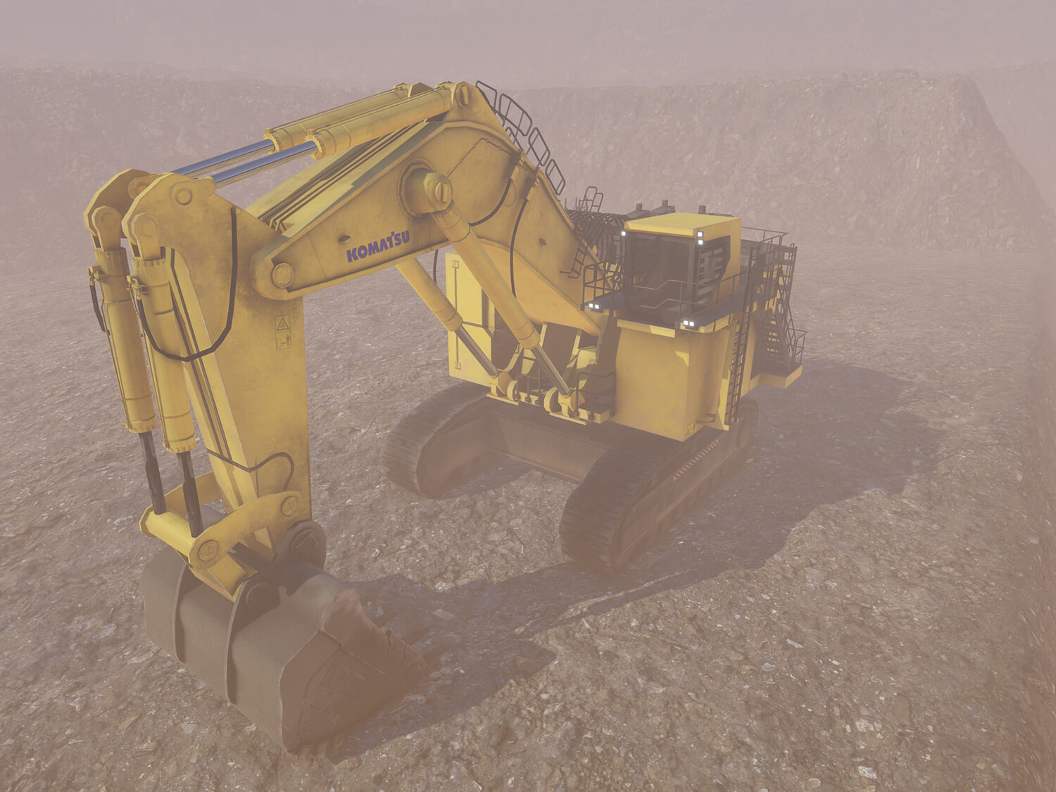 Komatsu PC5500-11, PC7000-11, PC8000E-6, PC7000E-11 - Adverse Weather Training
