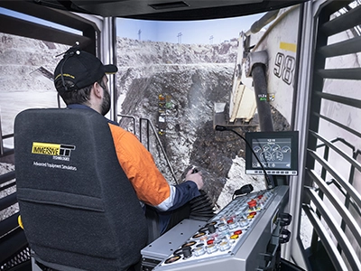 Liebherr R9800 Excavator Training Simulator Module