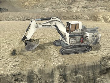 Liebherr R9200 Digging Training