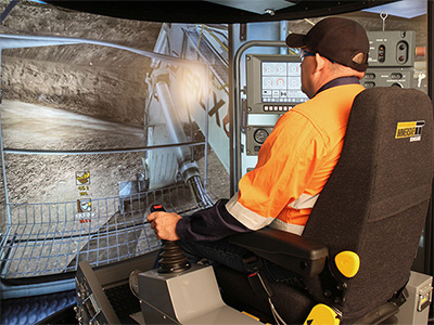 Training Simulator Module for Cat 6050, 6060 Shovel/Excavator on PRO3