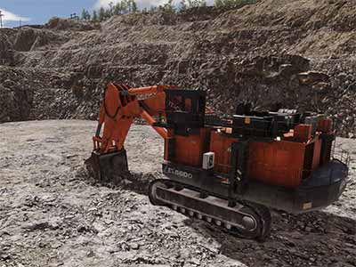 Hitachi EX5600-7 Shovel/Excavator Digging Training