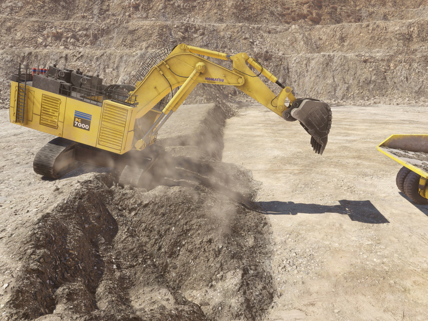 Komatsu PC5500-11, PC7000-11 (Modified Ignition) Bench Collapse Training