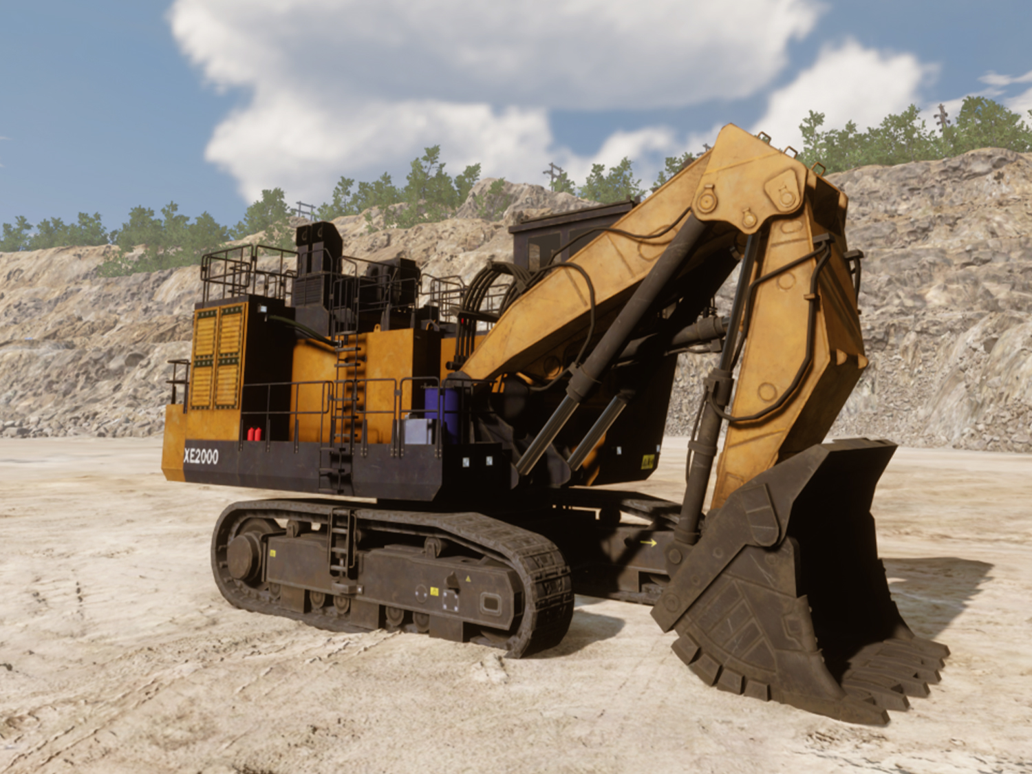 Training Simulator Module for XCMG XE2000 Shovel Hero view